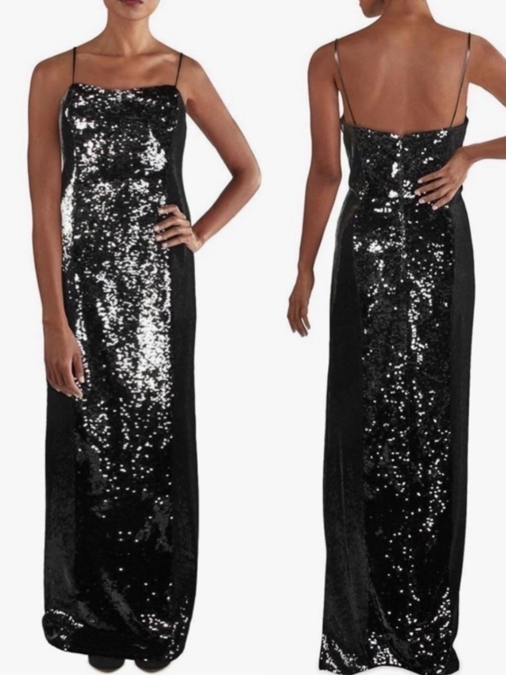 AIDAN MATTOX Womens Sleeveless Sweetheart Neckline Full-Length Formal dress Sz 0
